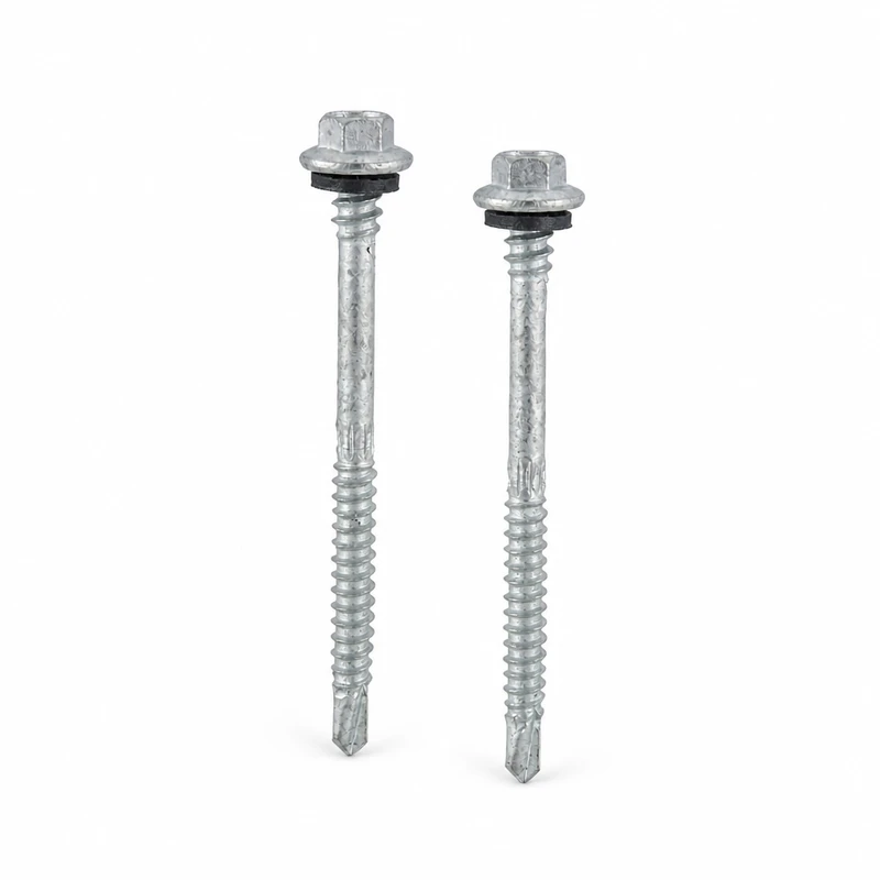 Self-Drilling Screws With EPDM Washer For FRP Roofing